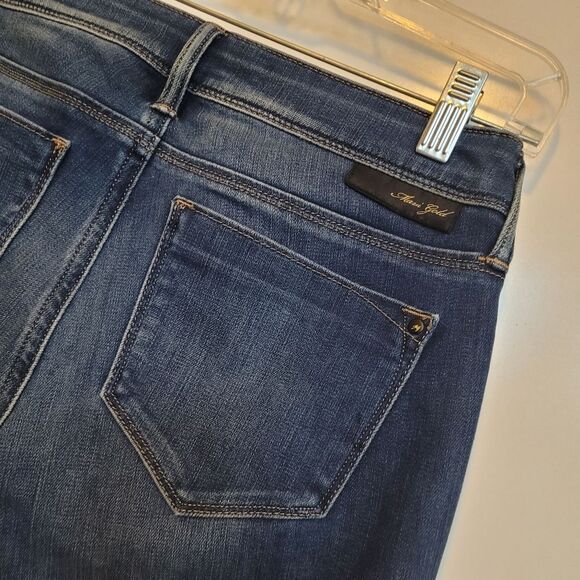 NEW MAVI GOLD MID RISE BOOT CUT ASHLEY 27 x 33 PREMIUM DENIM JEANS NWT - Picture 5 of 10